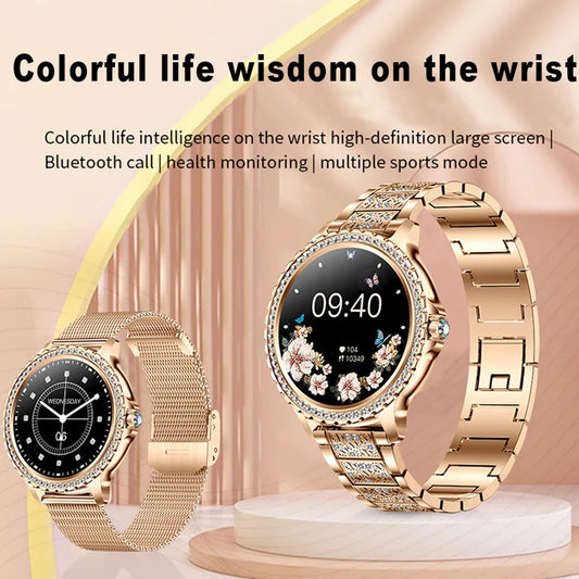 AMOLED Screen Smart Watch Heart Rate Blood Oxygen Fashion Ladies Bracelet 2023 Bluetooth
