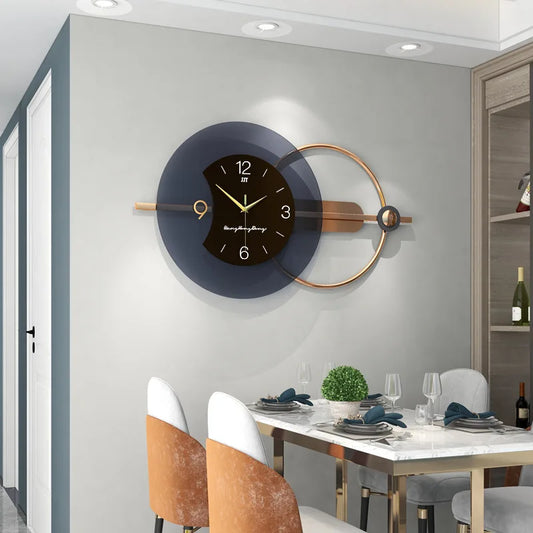 3D Big Wall Clock  Double Modern Design Home