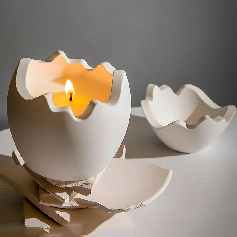 Egg Shape Candle